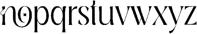 Boutique-Regular otf (400) Font LOWERCASE