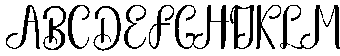 Boutique otf (400) Font UPPERCASE