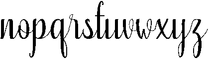 Boutique otf (400) Font LOWERCASE