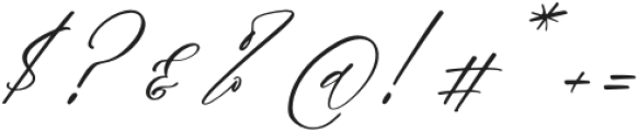 Boutiquen Serahpine Italic otf (400) Font OTHER CHARS