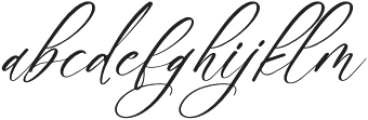 Boutiquen Serahpine Italic otf (400) Font LOWERCASE