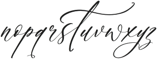 Boutiquen Serahpine Italic otf (400) Font LOWERCASE