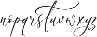 Boutiquen Serahpine otf (400) Font LOWERCASE