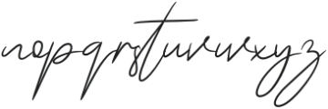 Bouton Signature Regular otf (400) Font LOWERCASE