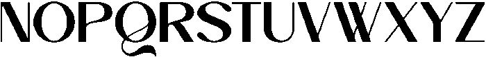 Bovacy Regular otf (400) Font UPPERCASE