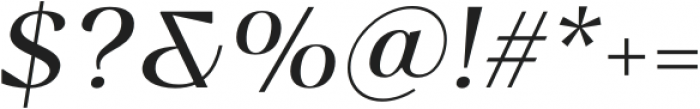 Bovino Light Italic otf (300) Font OTHER CHARS
