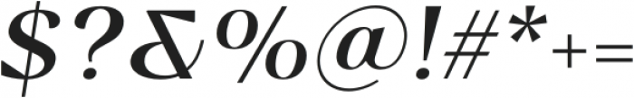 Bovino-RegularItalic otf (400) Font OTHER CHARS