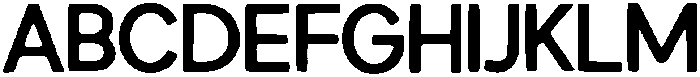Bovisa ttf (400) Font UPPERCASE