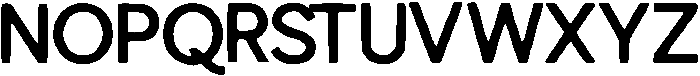 Bovisa ttf (400) Font UPPERCASE