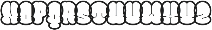 Bowings Outline otf (400) Font LOWERCASE