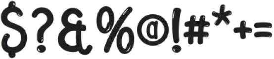 BowlyBubble-Regular otf (400) Font OTHER CHARS