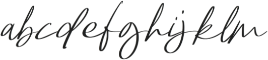 Bowthen_Signature otf (400) Font LOWERCASE