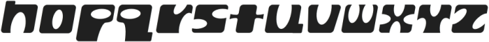 Boxhead Italic otf (400) Font LOWERCASE