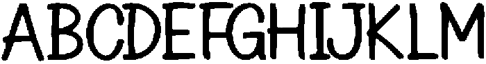 Boya ttf (400) Font UPPERCASE