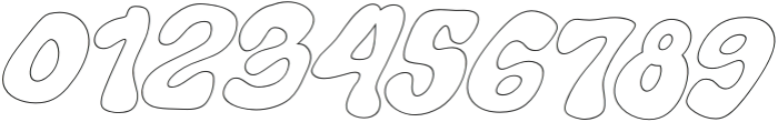 Boycot Ranco Outline Italic otf (400) Font OTHER CHARS