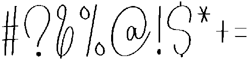 Boyfriend Regular otf (400) Font OTHER CHARS