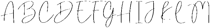 Boyfriend Regular otf (400) Font UPPERCASE