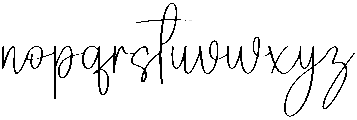 Boyfriend Regular otf (400) Font LOWERCASE