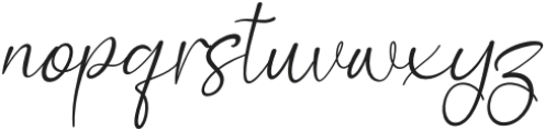 Boykwet Script Italic otf (400) Font LOWERCASE