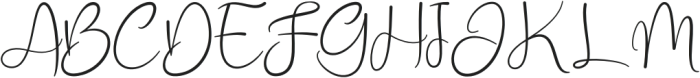 Boykwet Script otf (400) Font UPPERCASE
