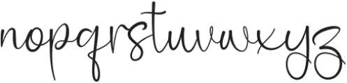 Boykwet Script otf (400) Font LOWERCASE