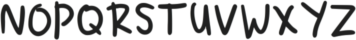 Boys Handwriting Regular otf (400) Font UPPERCASE