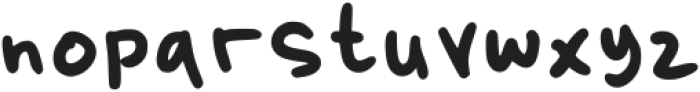 Boys Handwriting Regular otf (400) Font LOWERCASE