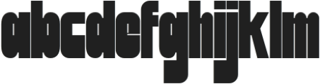 Bozilla otf (400) Font LOWERCASE