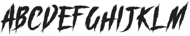 boasterz ttf (400) Font UPPERCASE