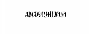 Bohemia.otf Font UPPERCASE