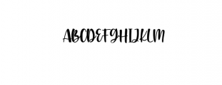 Bohemia.ttf Font UPPERCASE