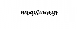 Bohemia.ttf Font LOWERCASE