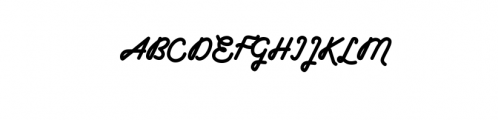 Boldline.ttf Font UPPERCASE