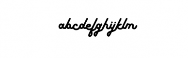 Boldline.ttf Font LOWERCASE