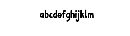 Boldoa Mat Handmade Typeface Font LOWERCASE