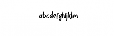 Boombox.ttf Font LOWERCASE