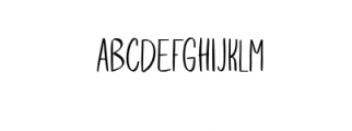 Borming.ttf Font UPPERCASE