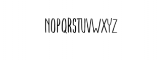 Borming.ttf Font UPPERCASE