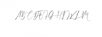 Bountiful Signature Alt.ttf Font UPPERCASE