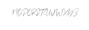 Bountiful Signature Alt.ttf Font UPPERCASE