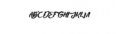 Bowlist - Logo Type Font UPPERCASE