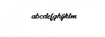 Bowlist - Logo Type Font LOWERCASE