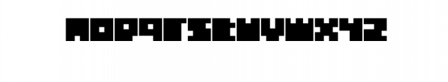 Boxtoc.ttf Font LOWERCASE