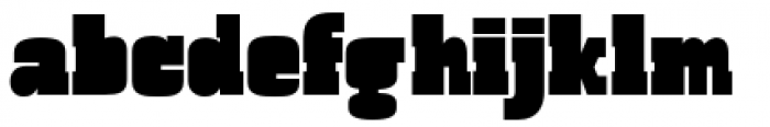 Bock Fat Font LOWERCASE