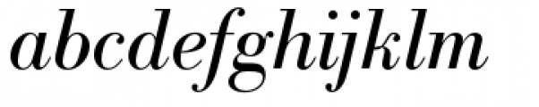 Bodoni Antiqua Italic Font LOWERCASE