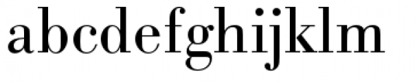 Bodoni Antiqua Regular Font LOWERCASE
