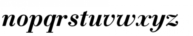 Bodoni Classic Cyrillic Text Bold Italic Font LOWERCASE