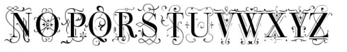 Bodoni Classic Deco Roman Font UPPERCASE