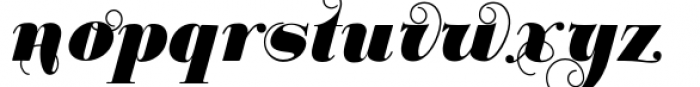 Bodoni Classic Free Style Ultra Art Font LOWERCASE