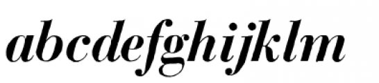Bodoni Classic Hand Bold Italic Font LOWERCASE